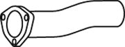 DINEX 52128 Exhaust Pipe